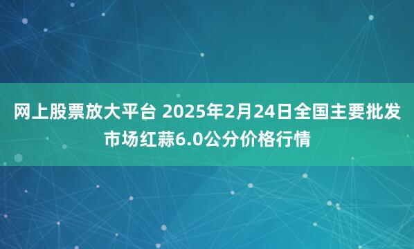网上股票放大平台 2025年2月24日全国主要批发市场红蒜6.0公分价格行情