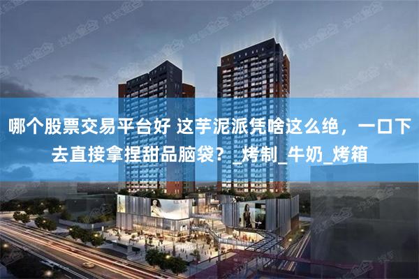 哪个股票交易平台好 这芋泥派凭啥这么绝，一口下去直接拿捏甜品脑袋？_烤制_牛奶_烤箱