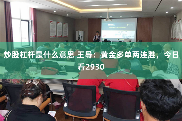 炒股杠杆是什么意思 王导：黄金多单两连胜，今日看2930